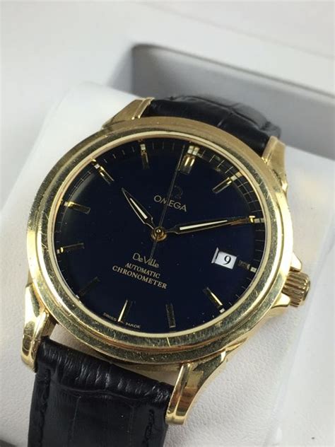 omega herenhorloge de ville goud